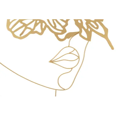 PANEL Z ŻELAZA GOLD FACE 60x1x80 cm